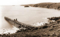 Jetty at Porth Ysgo